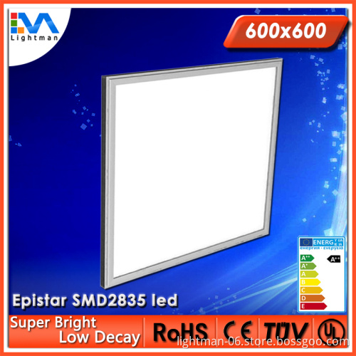 High brightness 90lm/w 80w led ceiling 600x600 panel light